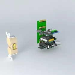 Raspberry Pi Coop Control Free 3D model