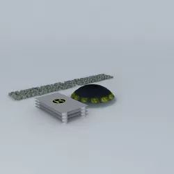 RAW main hub Philadelphia International Airport-Cargo Terminal Free 3D model
