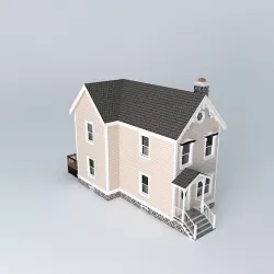 Row House Free 3D model