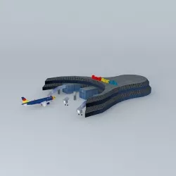 Royal Airways Sydney Hub Free 3D model