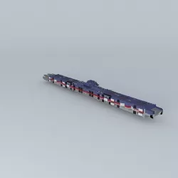 SB Mohave Dreadnought Cheyenne class Free 3D model