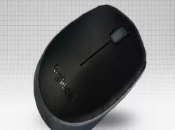 Scanned Logitech mouse 3D model