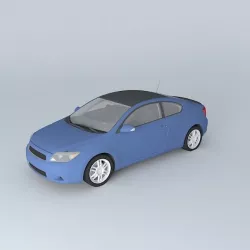 Scion tC RS 2.0 2006 Free 3D model