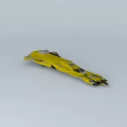 SDS Saturn Destroyer Class Free 3D model