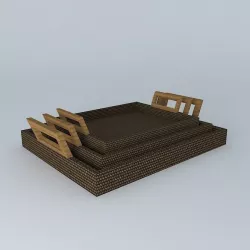 set tray tray set tray tray Free 3D model