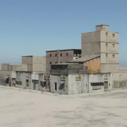 Shanty Town Buildings 2 City Block A B C Low-poly  3D model