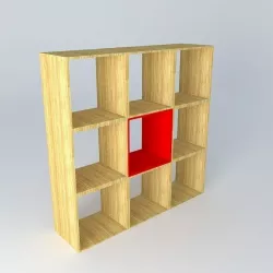 shelf Target Target bookshelf Free 3D model