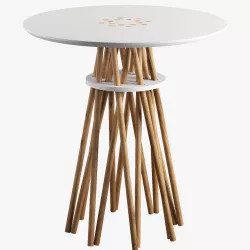 Side tables x 5 3D model
