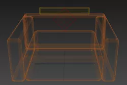 Simple Sofa Free low-poly  3D model