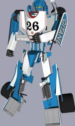 Sketchyphysics Mirage transformer Free 3D model