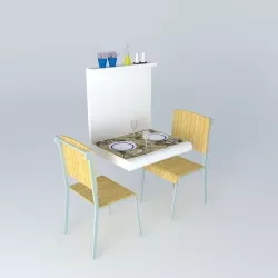 small kitchen table small kitchen table Free 3D model