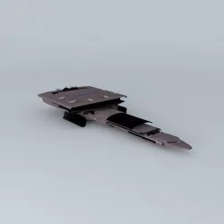 SSS Navarona X14 Battle Space Fortress class Free 3D model
