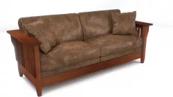Stickley Craftsman Style Couch 3D model
