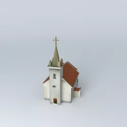 SzentmihÃ¡lyfa rk temploma Kostol Michal na Ostrove Free 3D model
