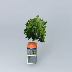 Telstra Public Phone Free 3D model