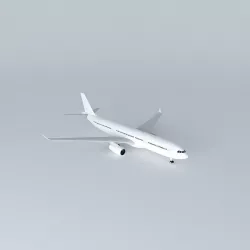 Template Airbus A330 200 Free 3D model