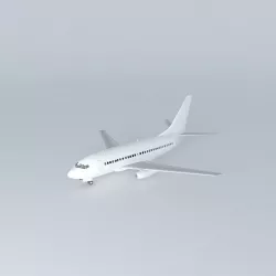 Template Boeing 737 100 Free 3D model
