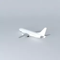 Template  Boeing 737 400 737 Classic Free 3D model