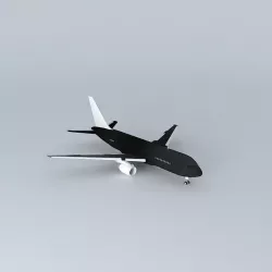 Template Boeing 767 200 Free 3D model