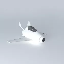 Template McDonnel Douglas XF 85 Goblin Parasite Fighter Free 3D model