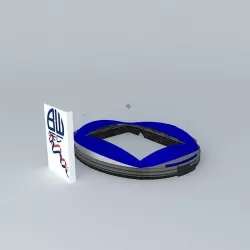 The Reebok Stadium Free 3D model