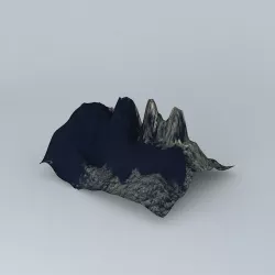 The Three Sisters remake terrain Free 3D model