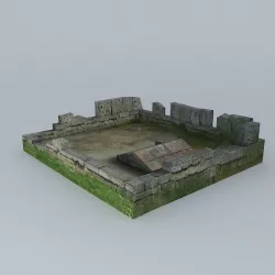 Tomb Raider 3D Scene Work In Progress Free 3D model
