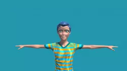 Toon Boy 3D model