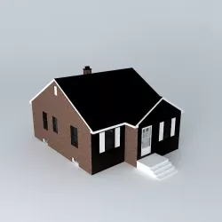 Tract House Free 3D model