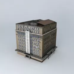 Trade Palace Federasul Free 3D model