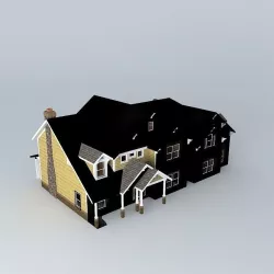 Traditional Family Craftsman Free 3D model