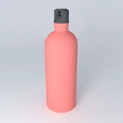 Trekking bottle Free 3D model