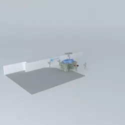 UN task force alphamobile command unit  MCU Free 3D model