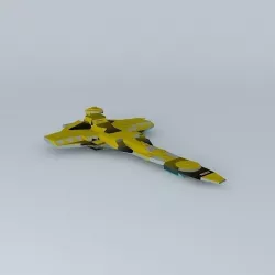 USBSF Osiris Battle Space Fortress Class Free 3D model