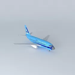 V2 Airlines Boeing 737 100 Free 3D model