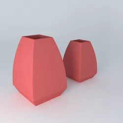 vasos de resina resin vases Free 3D model