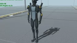 Walking robot Free 3D model