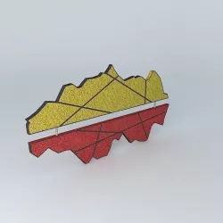 wall decor arte Free 3D model