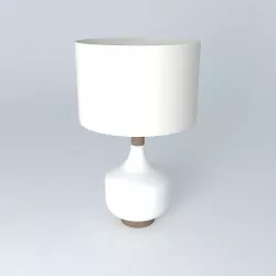 West Elm Modernist Table Lamp Free 3D model