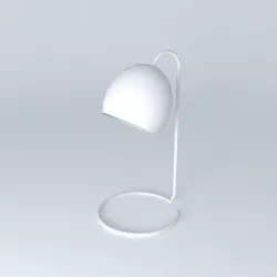 West Elm Scoop Table Lamp Free 3D model