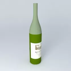 wine bottle wine bottle Free 3D model