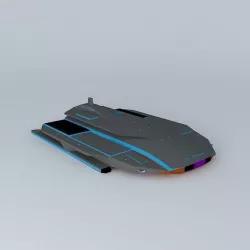 XAC Olympus Space aircraft class Free 3D model