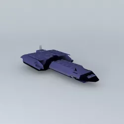 XBC Perseus Space cruiser clas Free 3D model