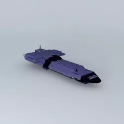 XBC Teseus Space cruiser clas Free 3D model