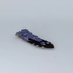XBD Sodoma destroyer Mars class Free 3D model