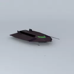 XF HALF Assault fighter class Free 3D model