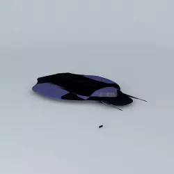 XF421 Phantom Assault space fighter class Free 3D model