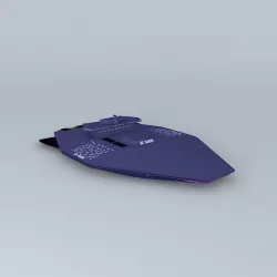XS464 GOLIAT Space war carrier class Free 3D model