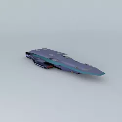 XSF Cassiopeia Frigate Constellation II class Free 3D model