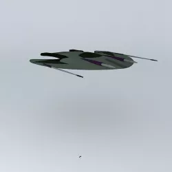XW Arrowhead  weapon Free 3D model
